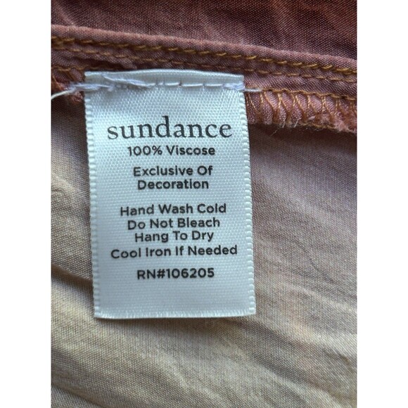 Sundance Zivah‎ Dress Small Ombre Sunset Sleeveless Pockets Tiered Beachy - Picture 6 of 8